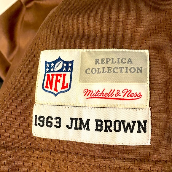 1963 Replica Jim Brown Cleveland Browns Jersey - Picture 3 of 3
